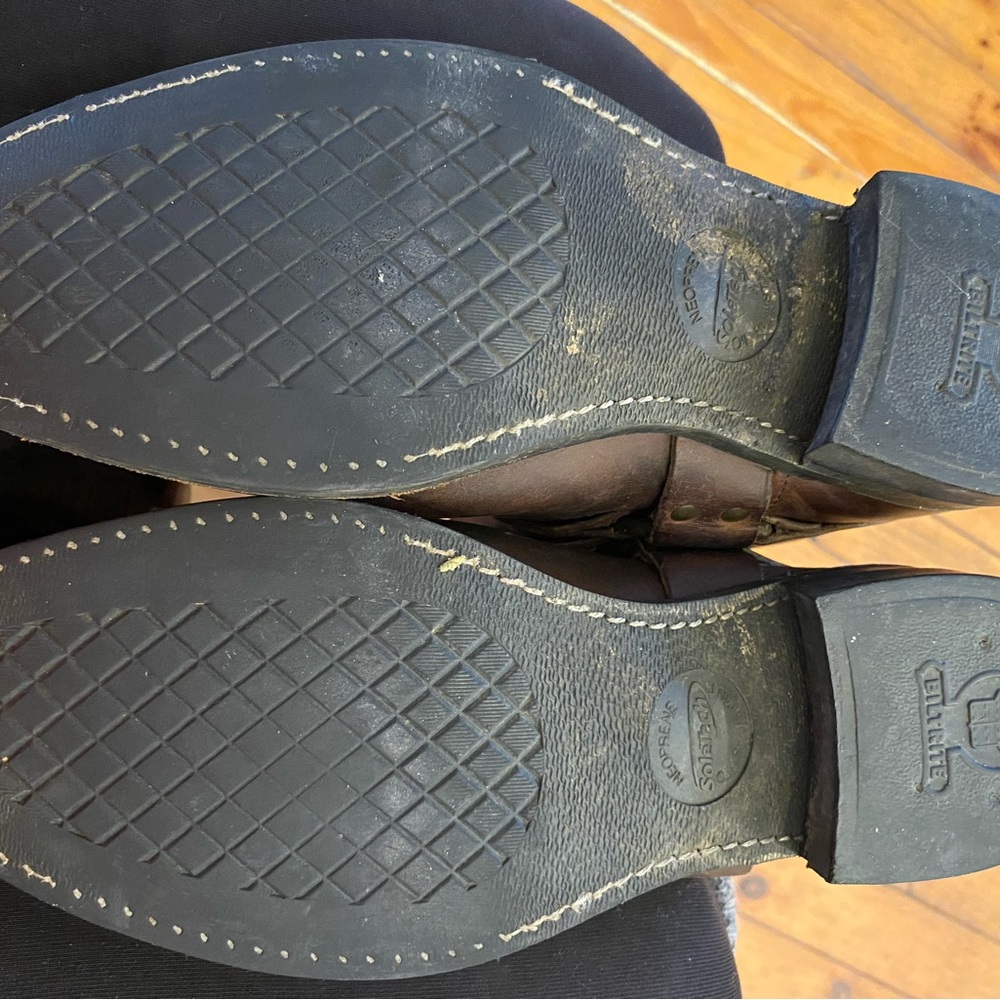 Frye Dark Brown Leather Boots - Picture 5 of 10
